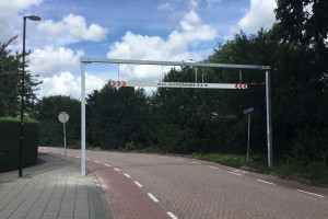 Hoogtebeperking voor vrachtwagens Noorderstraat Oud Krimpen